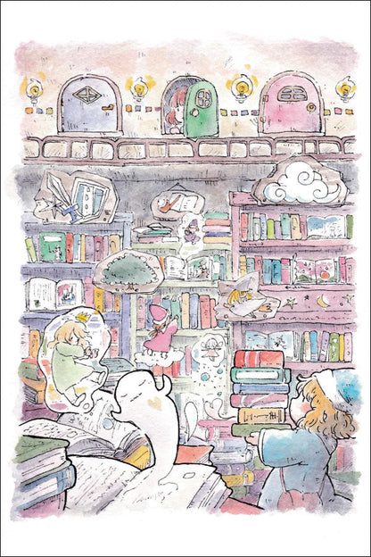 ポストカード かわいみな「物語倉庫」100×150mm イラストレーター 郵便はがき