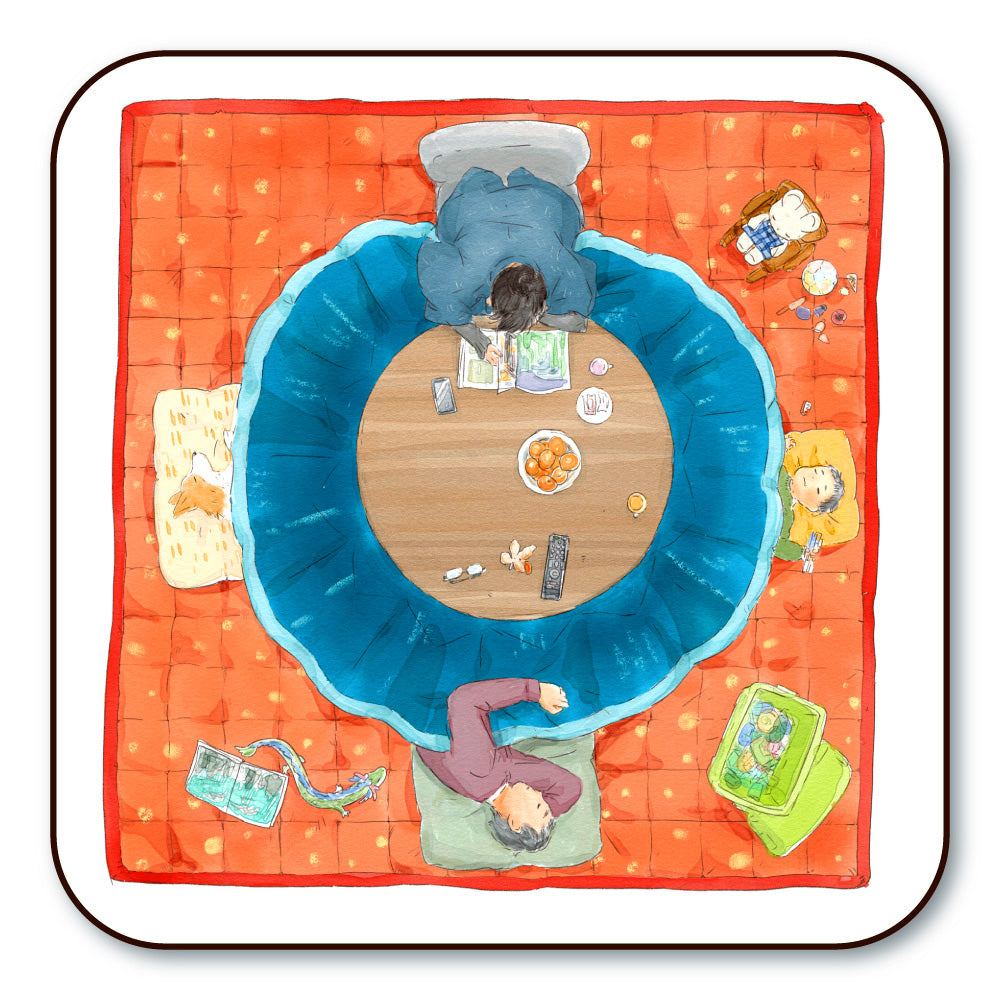 Coaster Kawai Mina "New Year's Sleep" 90x90mm Square Kitchen Goods