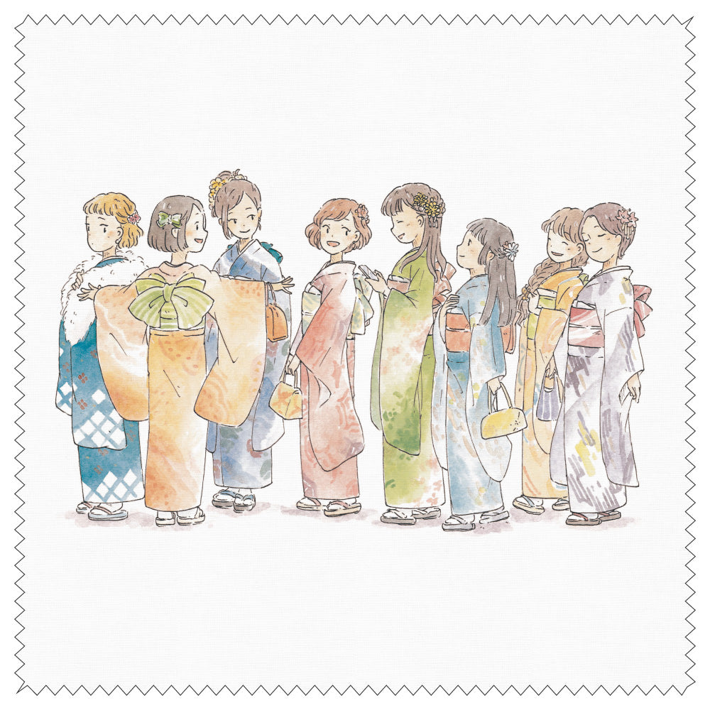 Cleaning Cloth Kawaimina "Coming of Age Day" Glasses Wipe Lens Cleaner Eyewear Accessories
