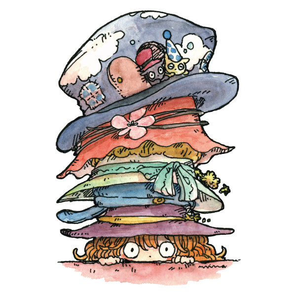 Cute Tote Bag "Witch's Hat" Canvas Handbag