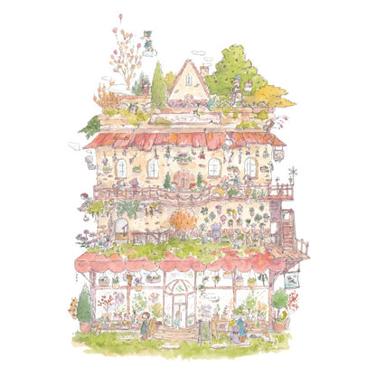Canvas tote bag "Witch's Flower Shop"