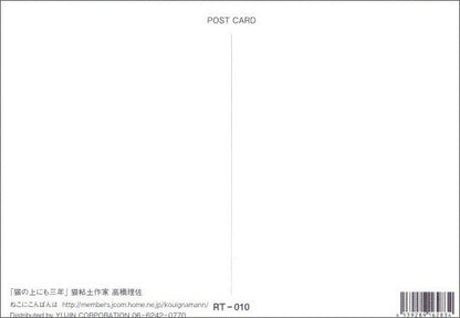 Postcard Risa Takahashi/Cat Clay Artist "Three Years on a Cat" 105 x 150 mm Animal Color Photo