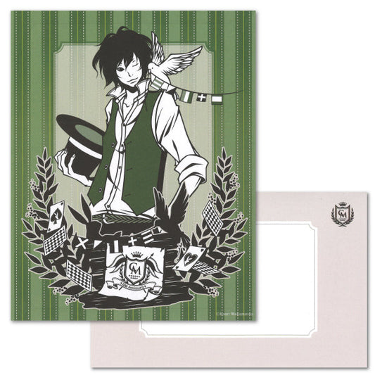 Letter set Wakamatsu Kaori "Man with a hat" illustration Japanese style 6 sheets of letter paper 3 envelopes Letter