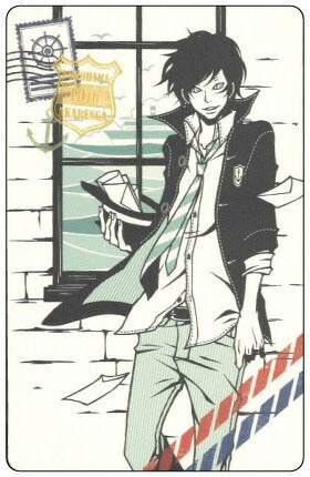 Postcard Wakamatsu Kaori "YOKOHAMA AKARENGA 10th" Size 148 x 95mm Illustrator Postcard Rounded corners