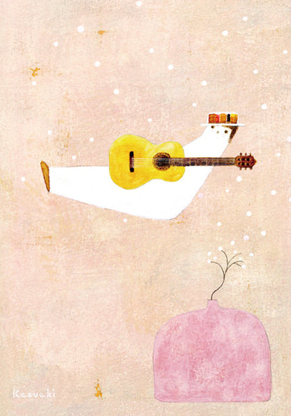 Postcard Kazuaki Yamada "The Scent of Sadness" 105 x 150mm Picture book author illustrator Postcard