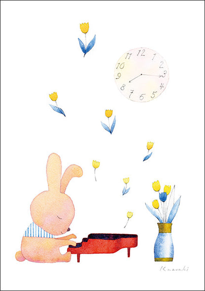 ポストカード 山田和明「空に憧れて」105×150mm 絵本作家イラストレーター 郵便はがき