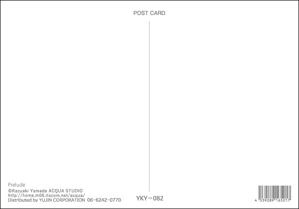 Postcard Kazuaki Yamada "Prelude" 105 x 150mm Picture book author illustrator Postcard