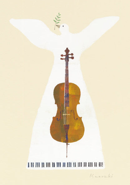 Postcard Kazuaki Yamada "Prelude" 105 x 150mm Picture book author illustrator Postcard