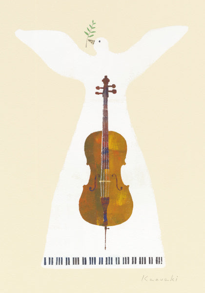 ポストカード 山田和明「Prelude」105×150mm 絵本作家イラストレーター 郵便はがき