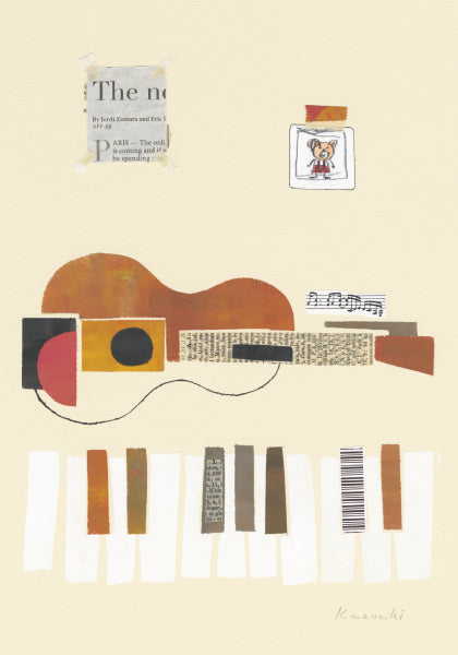 ポストカード 山田和明「Duet」105×150mm 絵本作家イラストレーター 郵便はがき