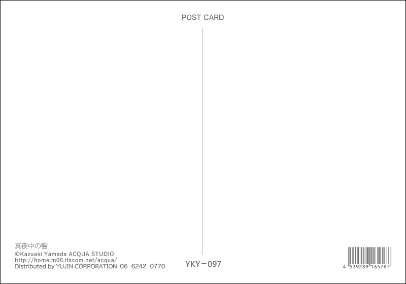 Postcard Kazuaki Yamada "Midnight Echo" 105x150mm Picture Book Author Illustrator Postal Card