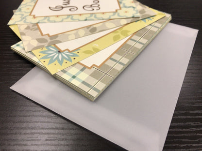 ベビーマンスリーカード「GREEN PATTERNS」月齢カード 赤ちゃん ベビーカード メッセージカード 誕生日カード 出産祝い オリジナル